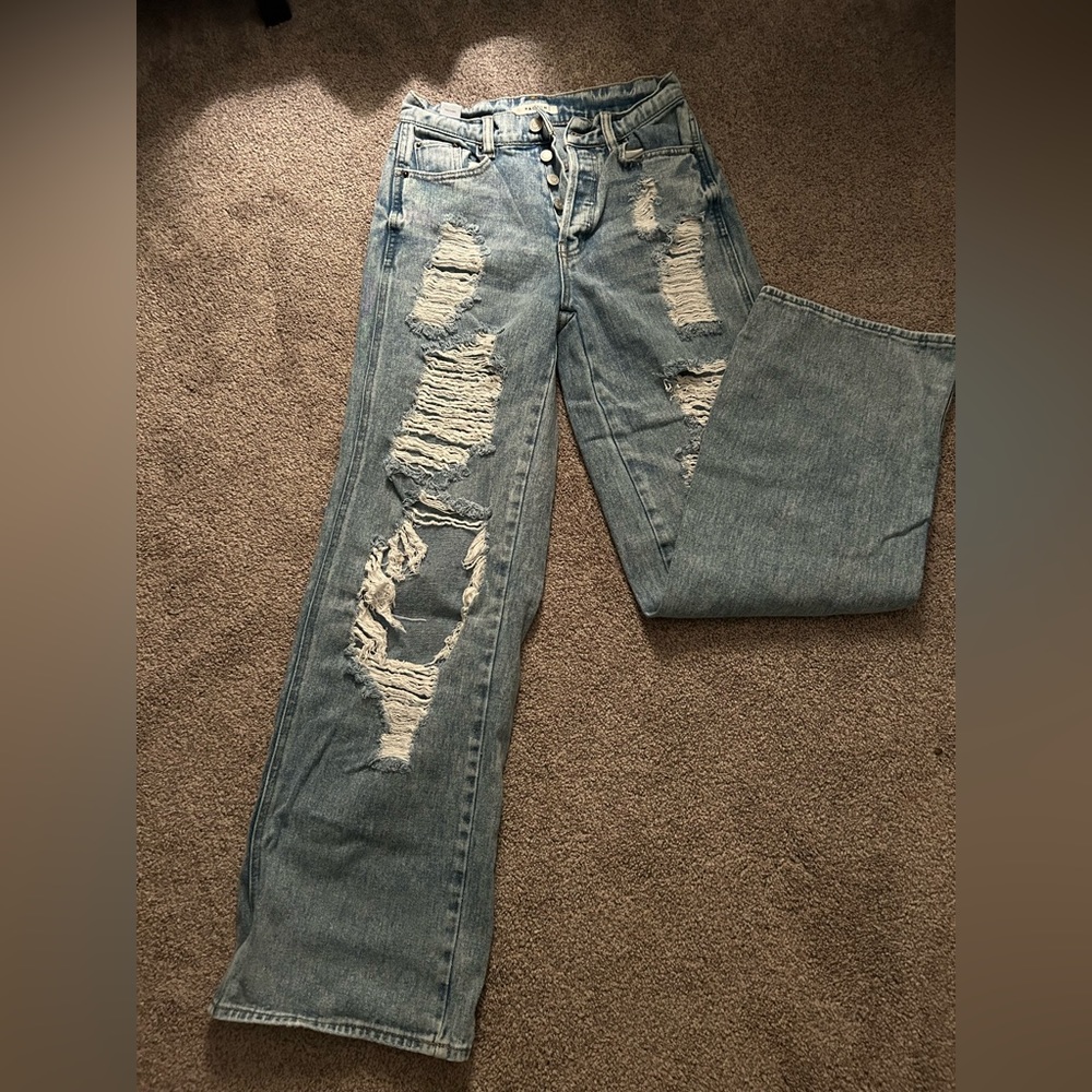 PacSun Jeans size 25. High Rise, Baggy.